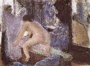 Edgar Degas Out off bath china oil painting artist